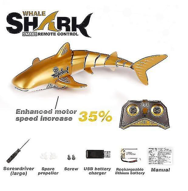 2.4g Rc Shark Wireless Simulationremote Control Flexible Shark Toy Underwater Toy