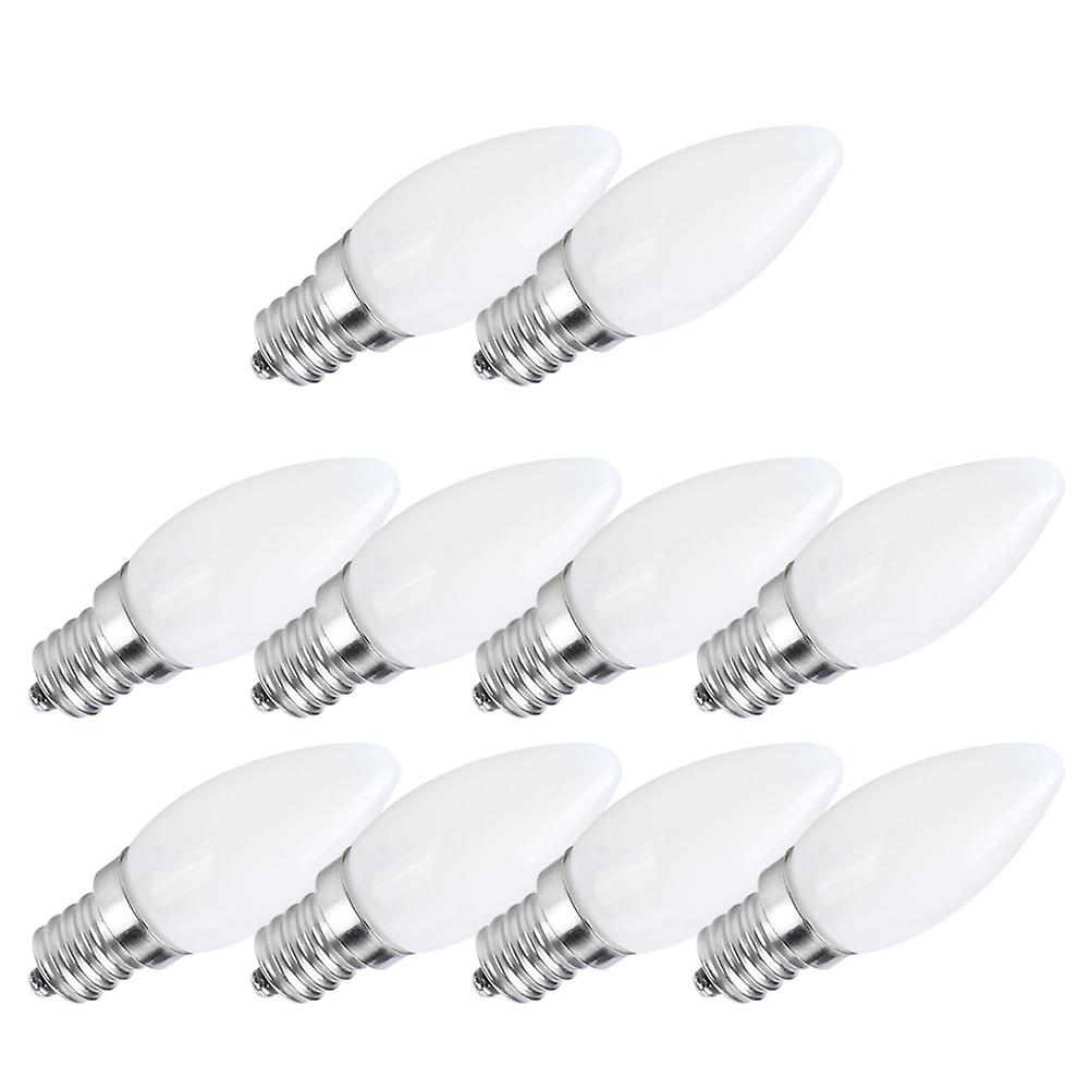 10pcs Mini E12 Led Candelabra Light Bulbs 1.5w Ac 230v For Home Car Cabinet Hotel Lighting