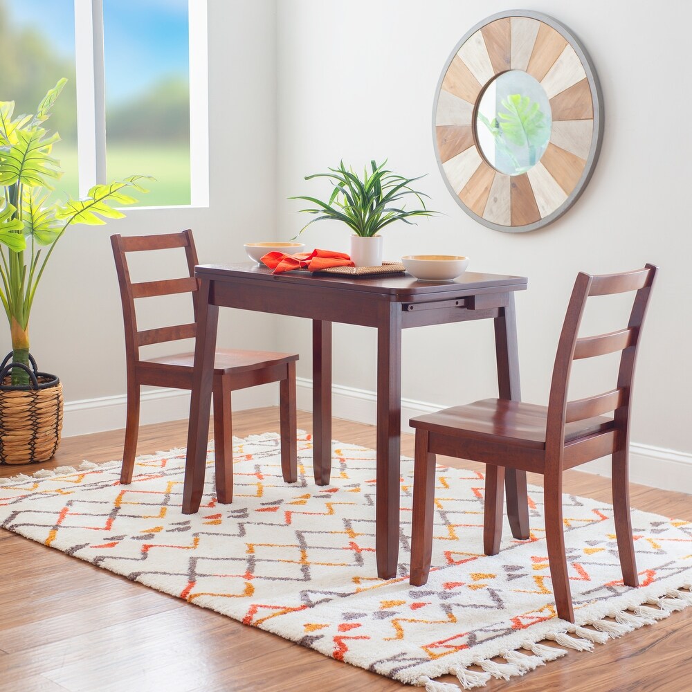 Conway Woden 3 Piece Folding Dining Set