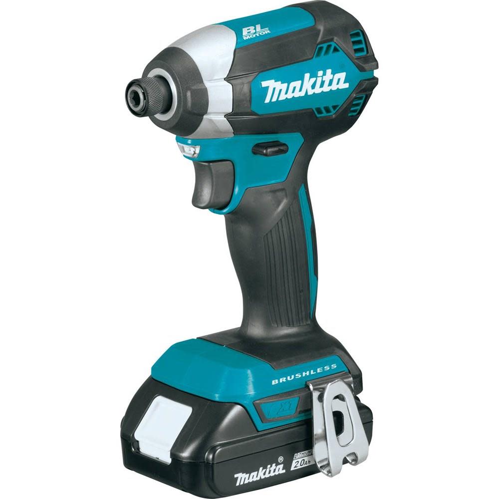 18 Volt LXT Lithium-Ion Compact Brushless Cordless Impact Driver Kit， 2.0 Ah ;