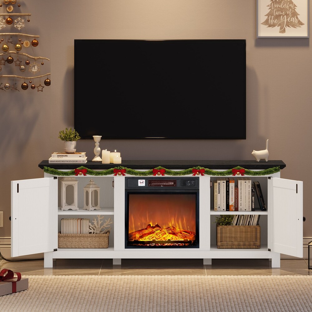 Moasis Farmhouse TV Stand for TVs up to 70\