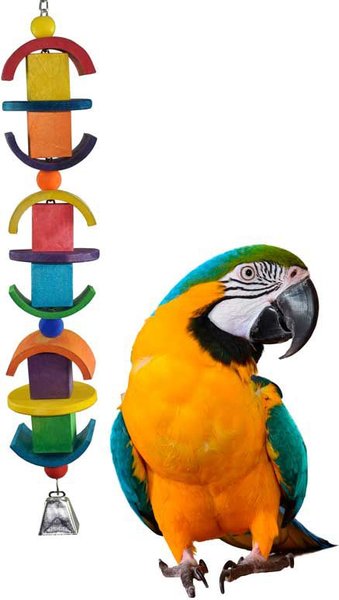 Super Bird Creations Chunky Chew Bird Toy， Large/X-Large