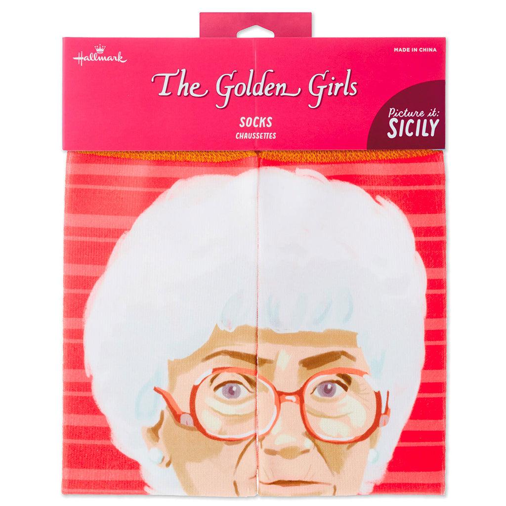 Hallmark  Sophia The Golden Girls Sicily Novelty Crew Socks