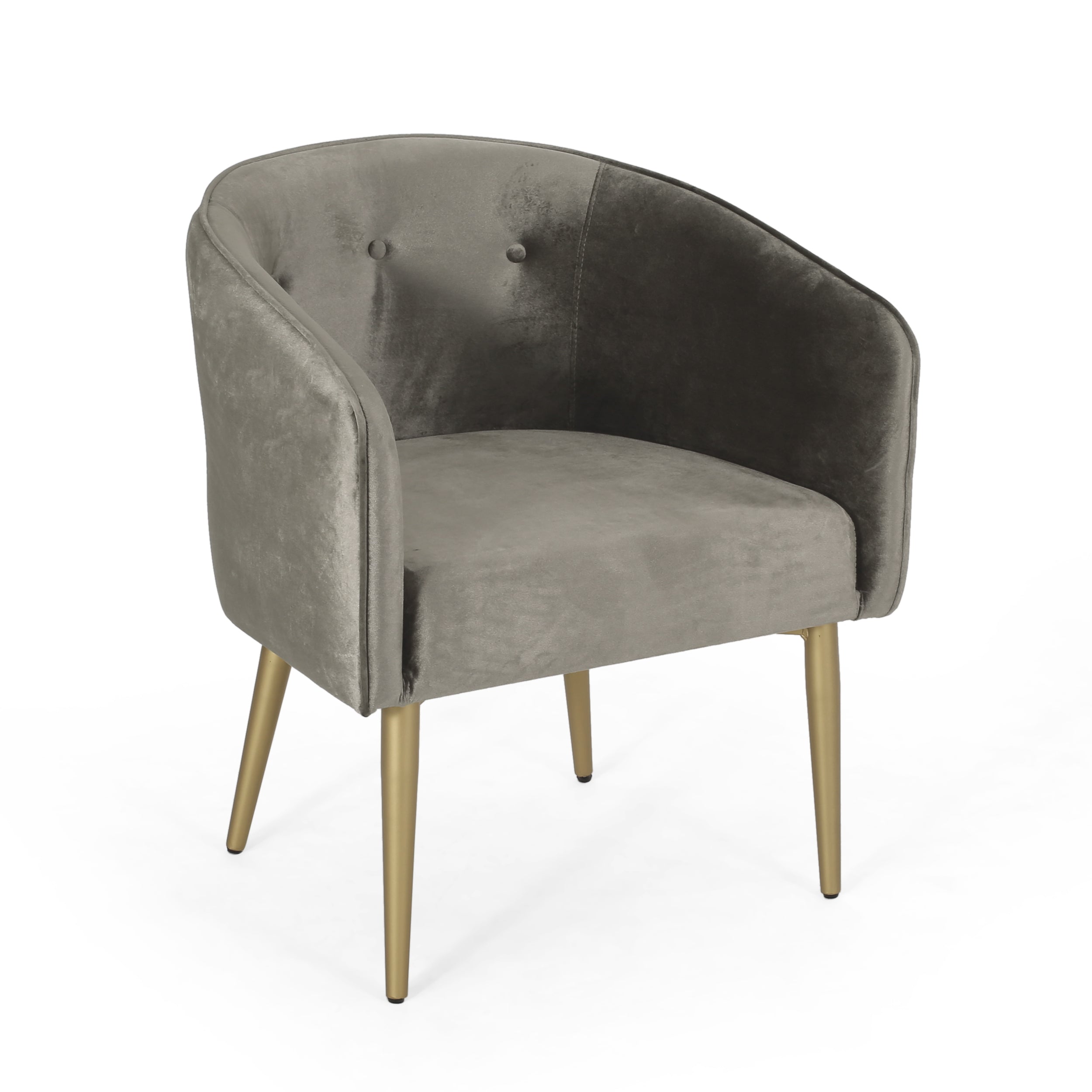 Malinta Modern Glam Tufted Velvet Dining Chair