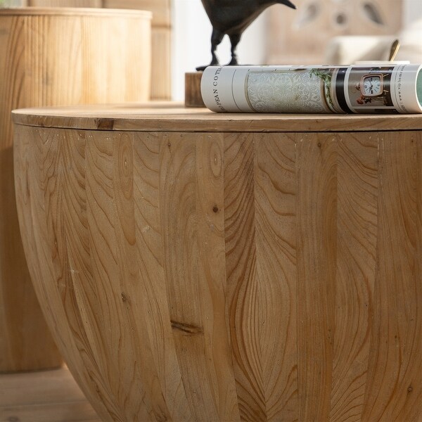 Vintage Bucket Shaped Coffee Table