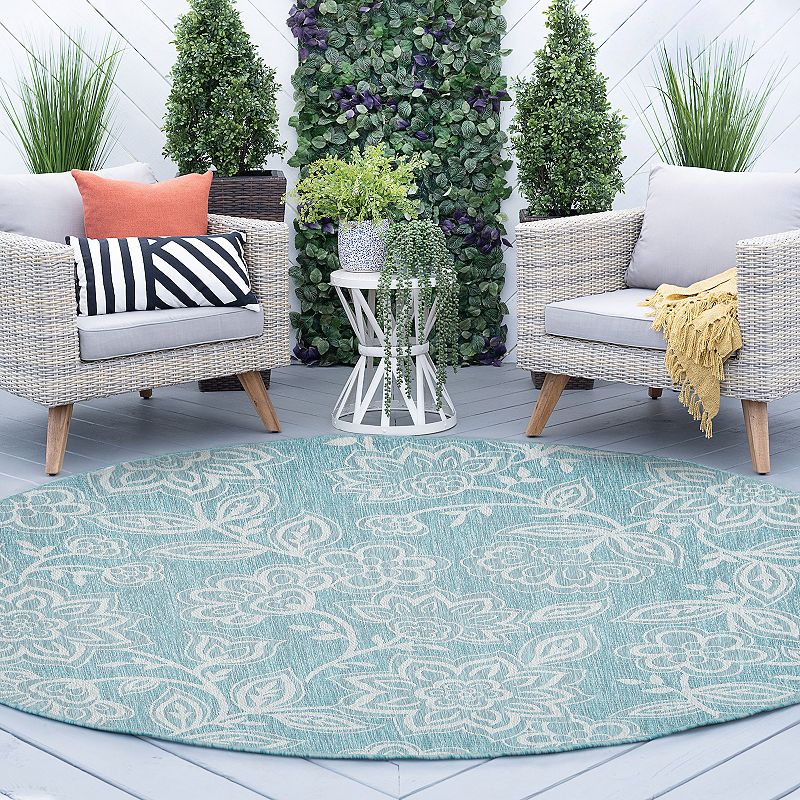 KHL Rugs Veranda Venice Floral Indoor Outdoor Rug