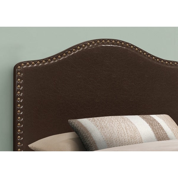 Bed， Headboard Only， Twin Size， Bedroom， Upholstered Pu Leather Look， Transitional - - 31784745