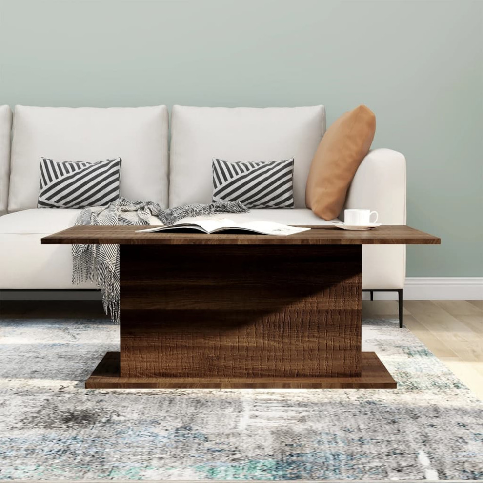 vidaXL Coffee Table Living Room Sofa End Table Gray Sonoma Engineered Wood   Transitional   Coffee Tables   by vidaXL LLC  Houzz