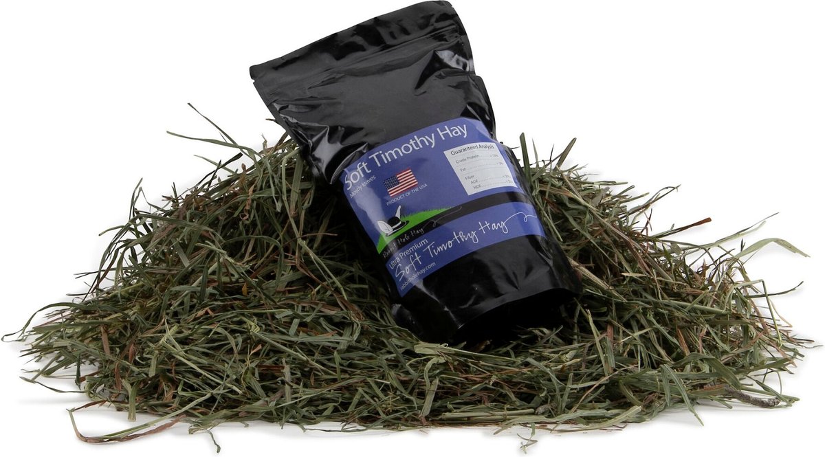 Rabbit Hole Hay Ultra Premium， Hand Packed Soft Timothy Hay Small Animal Food