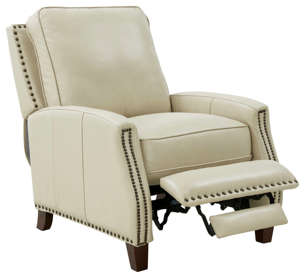 7 3155 Melrose Recliner  Barone Parchment   Contemporary   Recliner Chairs   by BisonOffice  Houzz