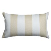 Majestic Home Goods Vertical Stripe Indoor / Outdoor Oblong Throw Pillow