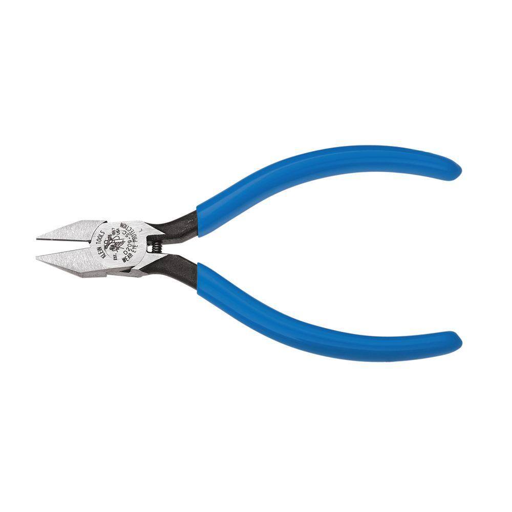 Klein Tools 4 in. Electronics Midget Diagonal Cutting Pliers D209-4C