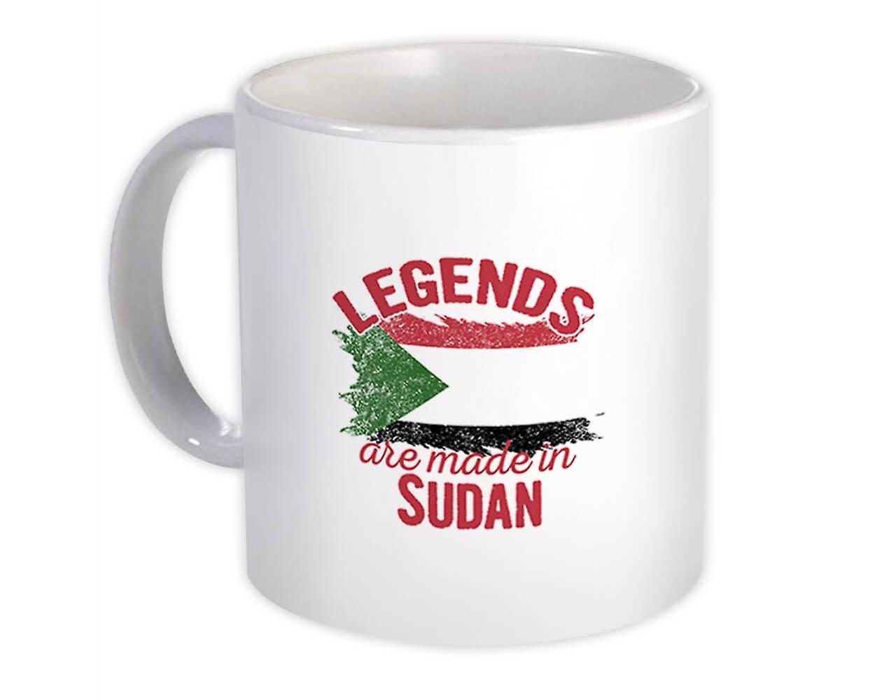 Legends are Made in Sudan: Gift Mug Flag