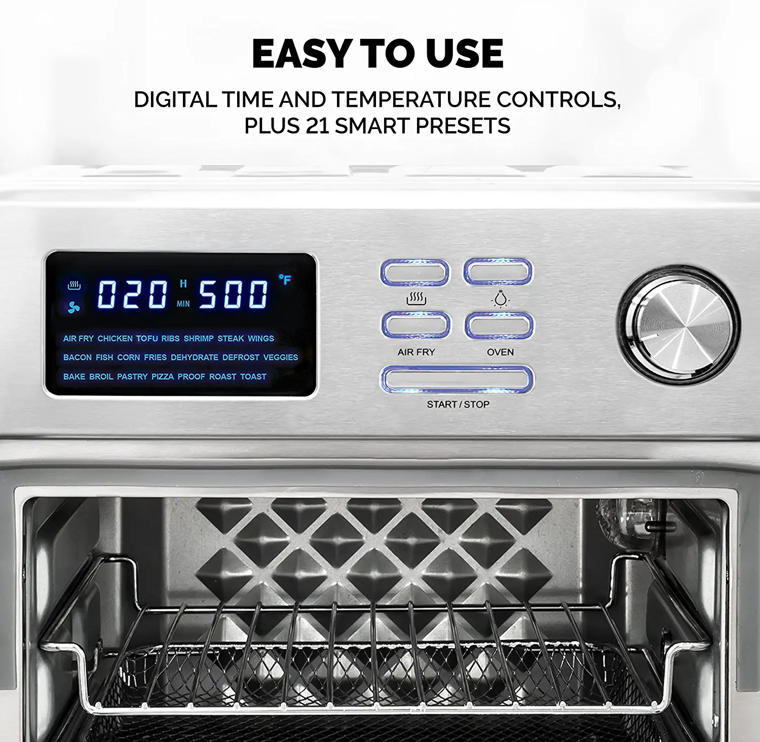 Kalorik Maxx 6-Slice Stainless Steel Toaster Oven with Rotisserie (1600-Watt)