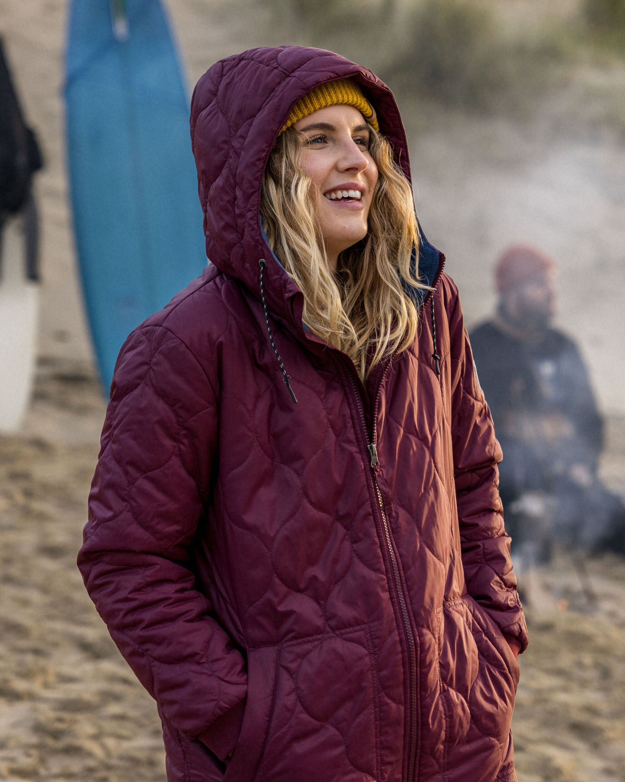 Flora 2.0 Long Recycled Insulated Parka - Wine