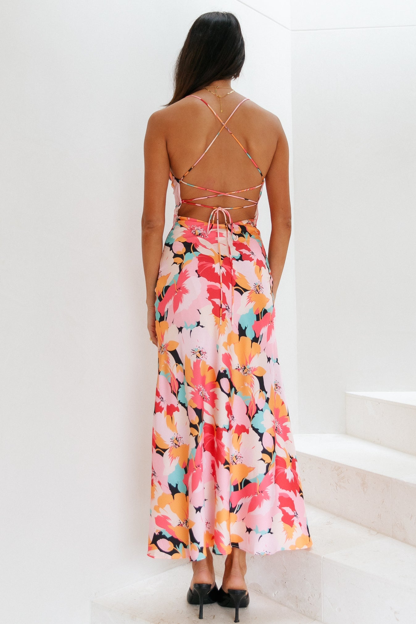 Floating Mind Maxi Dress Floral