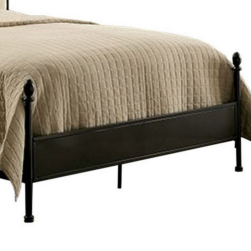 Transitional Queen Size Bed ， Black