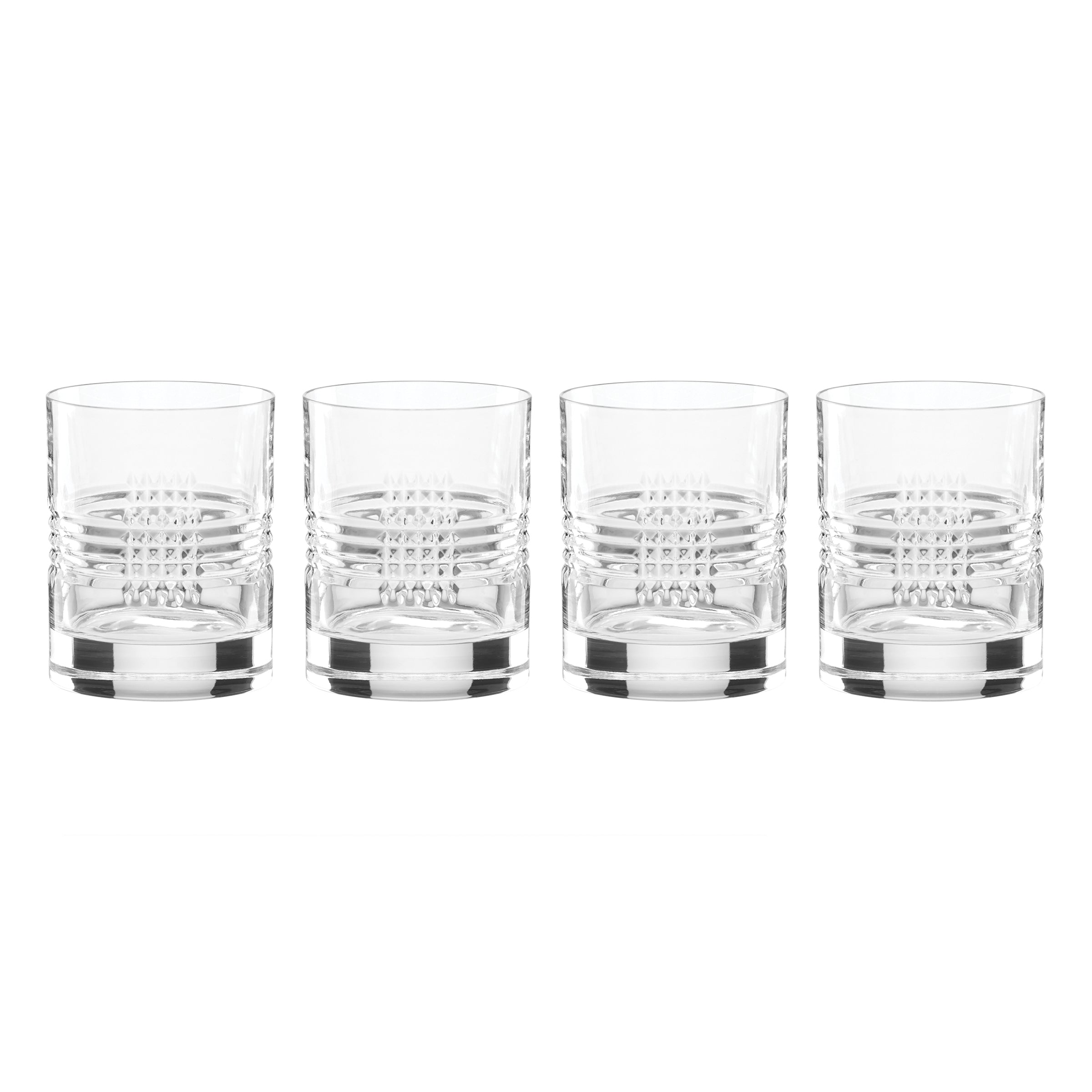 Sloane Crystal DOF Glasses, Set of 4