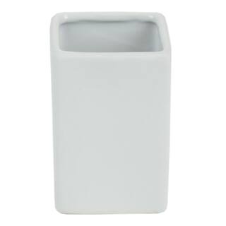 Home Basics Loft 4-Piece Ceramic Bath Accessory Set in Off White HDC51466