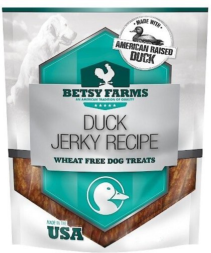 Betsy Farms Natural Duck Jerky Recipe Wheat Free Dog Treats