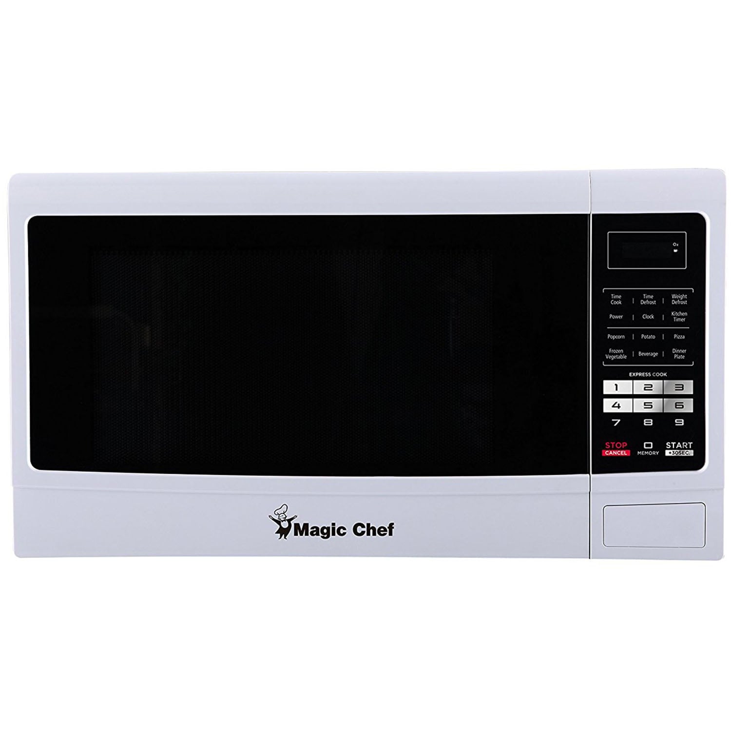 Magic Chef 1.6 Cubic-Ft Countertop Microwave White MCM1611W