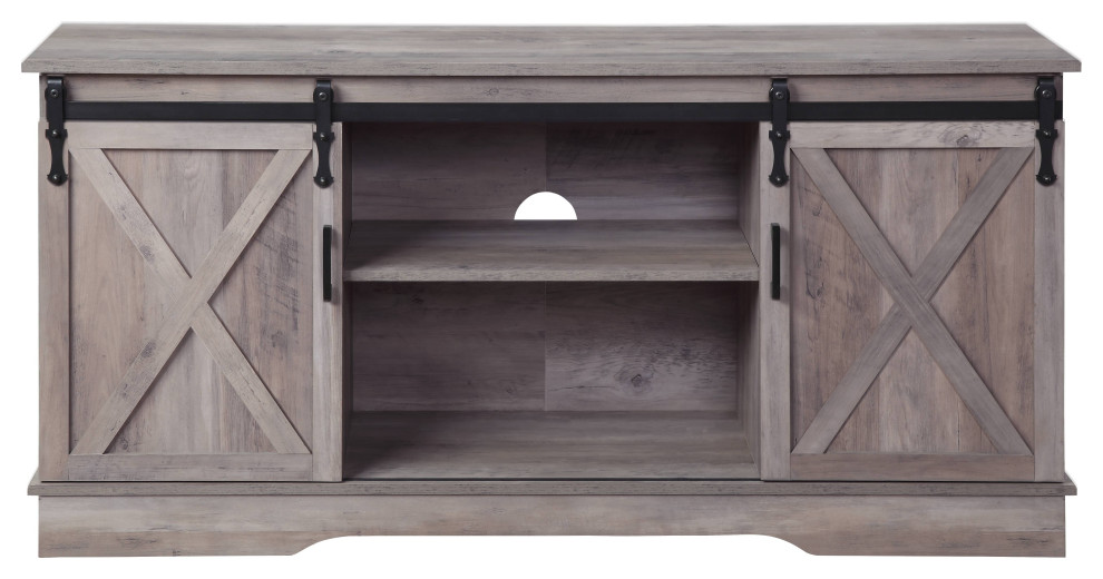 Bennet TV Stand   Farmhouse   Entertainment Centers And Tv Stands   by Acme Furniture  Houzz