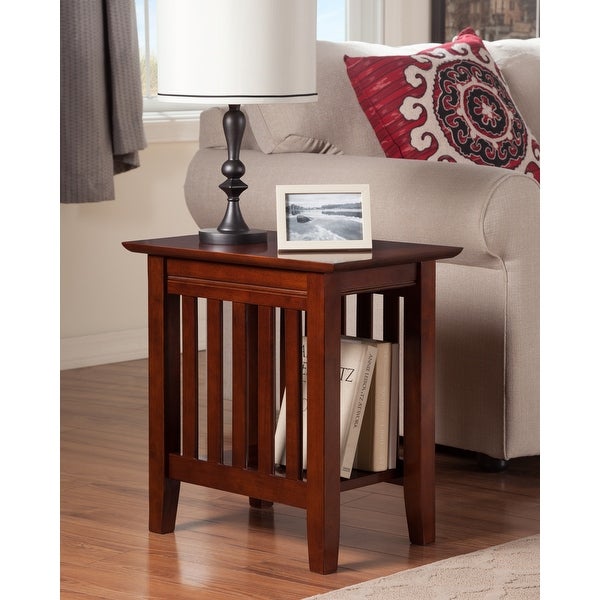 Mission Solid Wood Side Table Set of 2