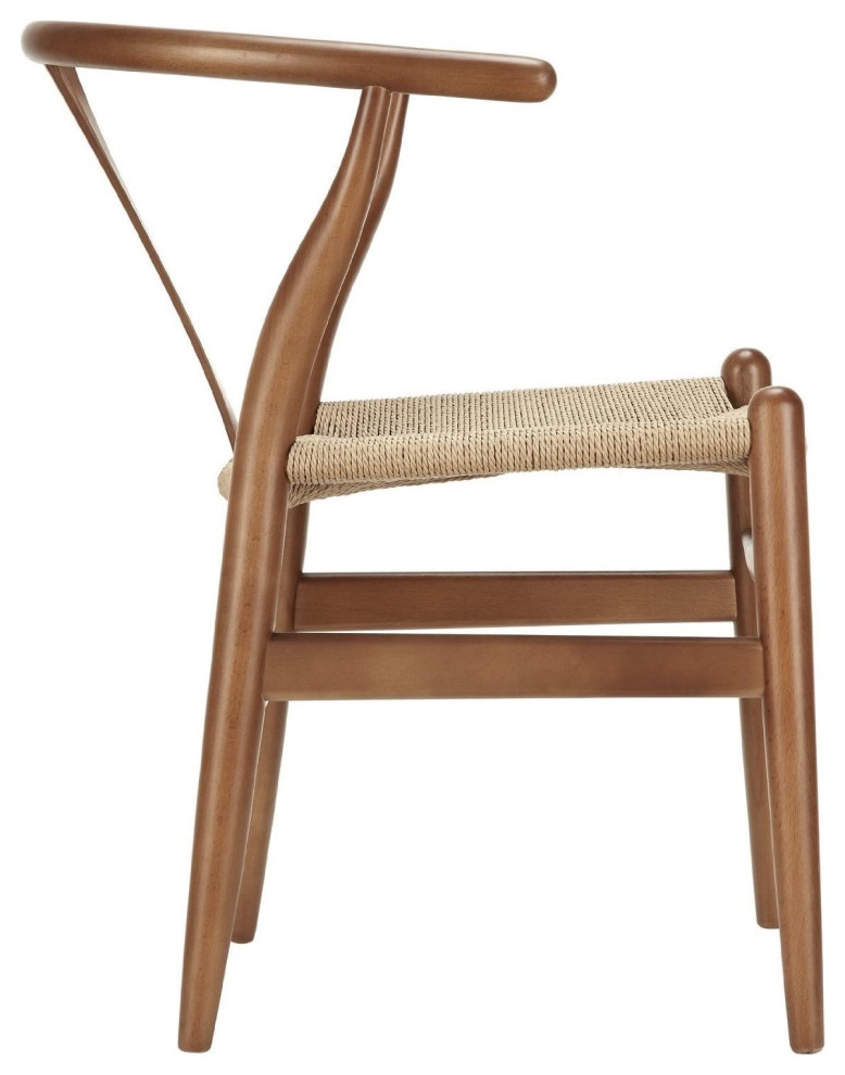 Wooden Dining Chair Walnut  Set of 2   Midcentury   Dining Chairs   by Best Made Furniture  Houzz