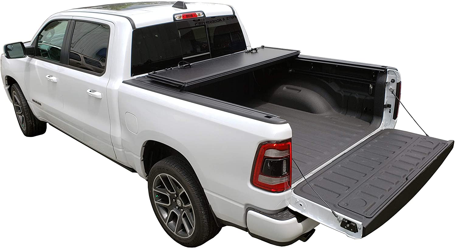 Galaxy Auto Low Profile Hard Tri-Fold for 2015-23 Ford F150 5.5' Bed - Flush Mount Trifold Truck Bed Tonneau Cover