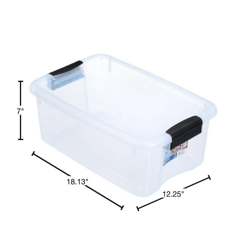 Sterilite 18-Qt. Latch Storage Box 19848606