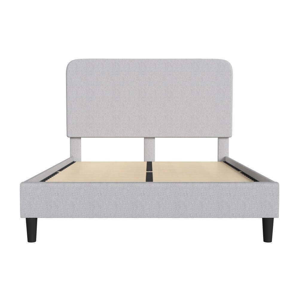 Platform Bed with Headboard   No Foundation Needed