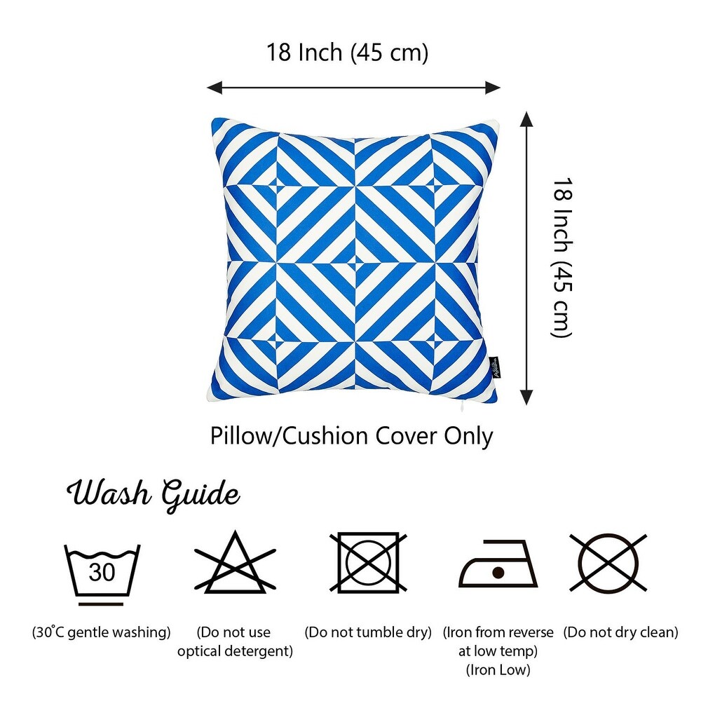 Mike Co. Geometric Throw Pillow Cover (Set of 2)