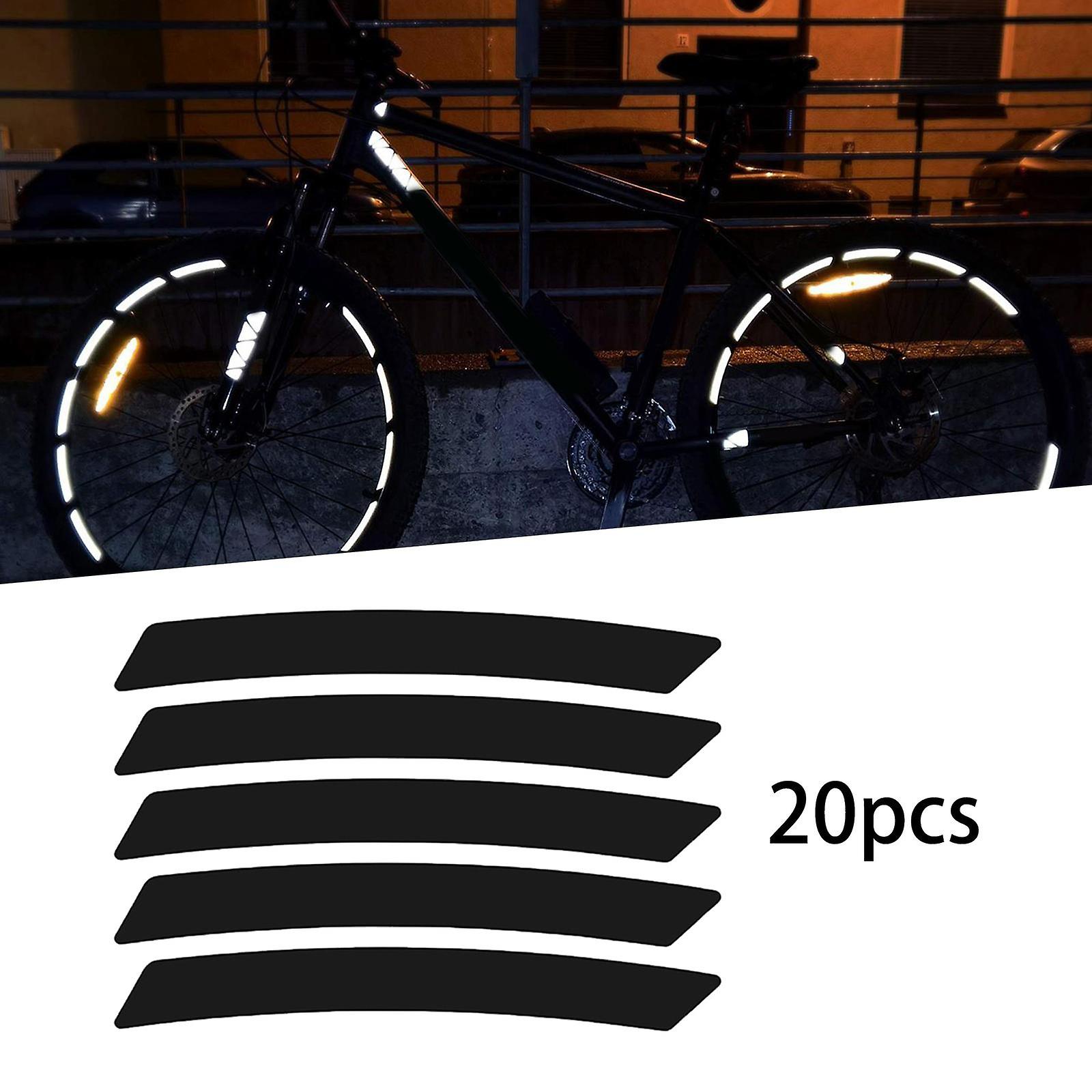 Bike Reflective Stickers Bikes Portable Tire Applique Outdoor Reflector Tape