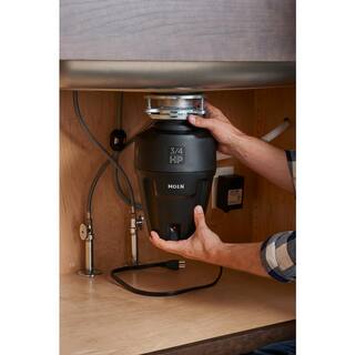 MOEN Host Series 34 HP Continuous Feed Space Saving Garbage Disposal with Sound Reduction and Universal Mount EX75C