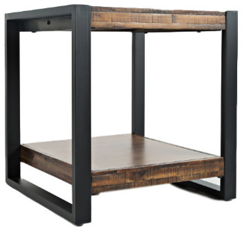 Loftworks End Table   Industrial   Side Tables And End Tables   by HedgeApple  Houzz