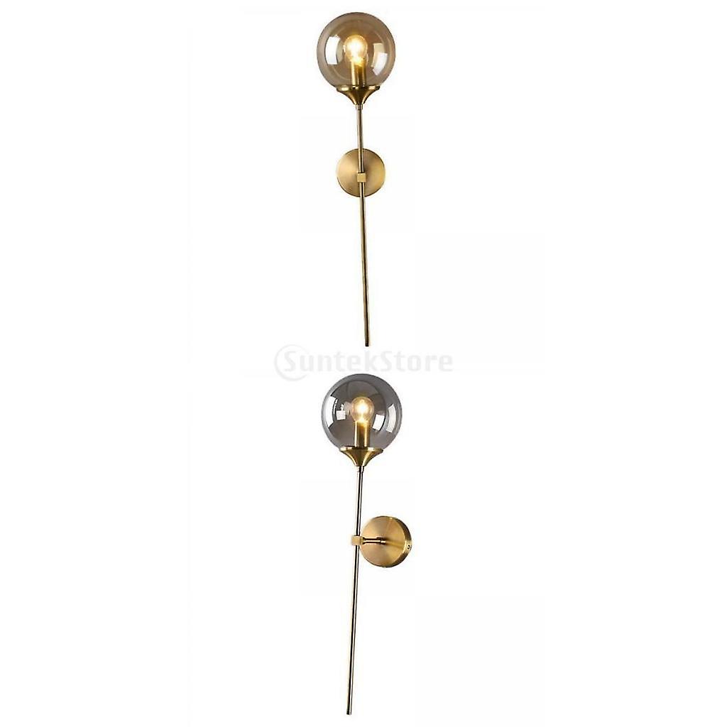 2x Gold Wall Sconce Lighting Modern Indoor Wall Lights With E14 Base