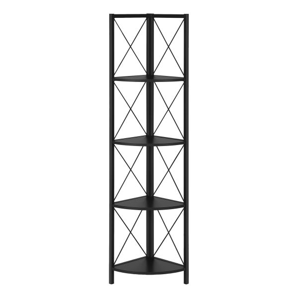 Bookshelf， Bookcase， Etagere， Corner， 4 Tier， 60