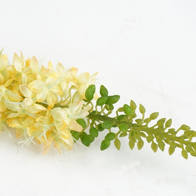 Yellow Foxtail Artificial Floral Spring Crafting Stem