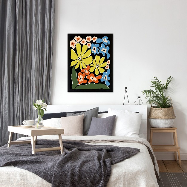 Americanflat Boho Botanical Wall Art Room Decor Matisse Garden Night By Miho Art Studio