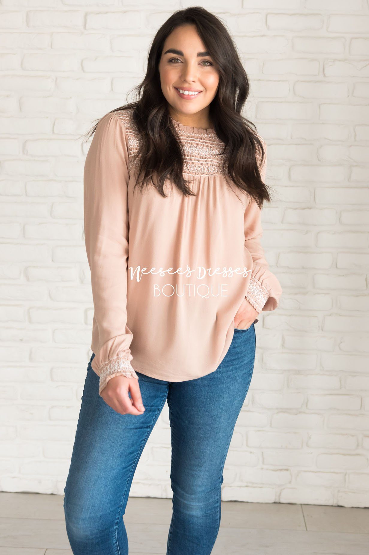 Anything is Possible Modest Blouse