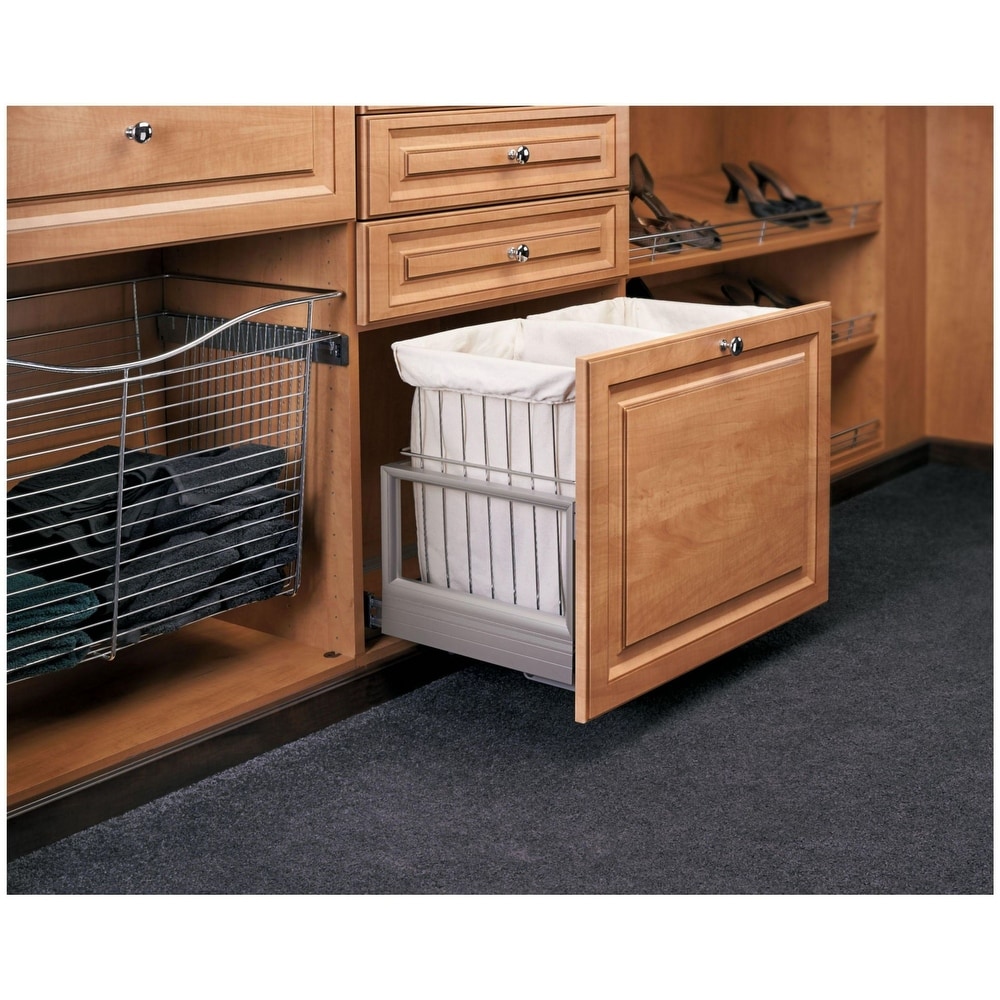 Rev A Shelf CH Series Pull Out Double Hamper with Soft Close for 24