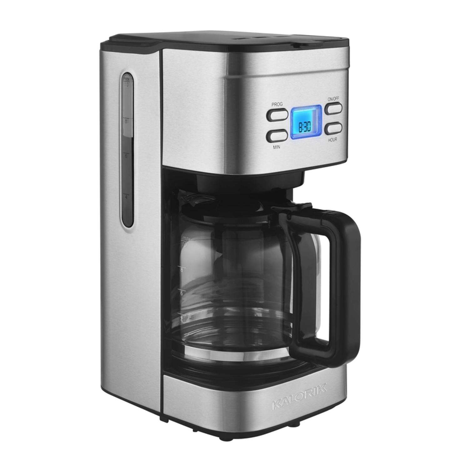 Kalorik 2.84 L Silver Coffee Maker