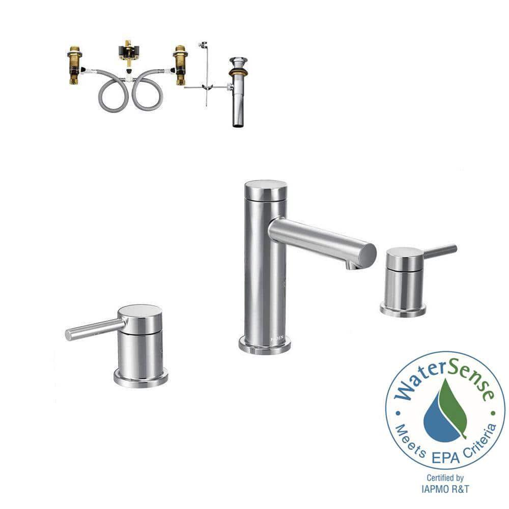 MOEN Align 8 in Widespread 2Handle Bathroom Faucet Trim Kit in Polished Chrome