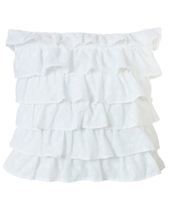 HiEnd Accents Tiered Ruffled Eyelet 18