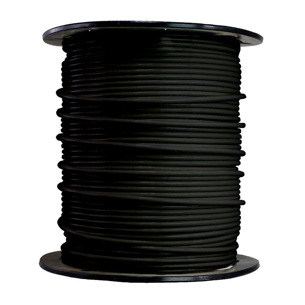 Cerrowire 500 ft. 10 Gauge Black Solid Copper THHN Wire 112-1871J