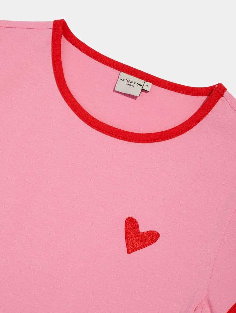 Heart Cropped T-Shirt