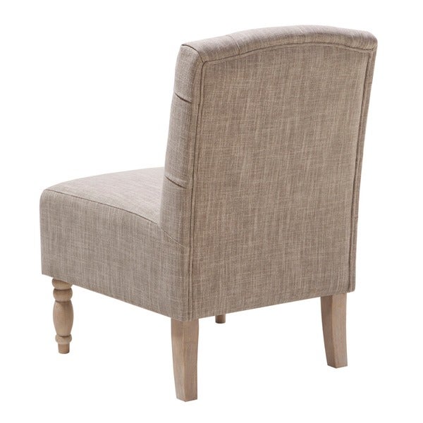 Madison Park Lina Tufted Armless Slipper Chair