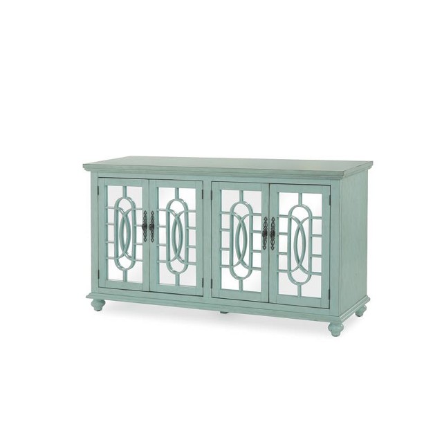 Tv Stand Mint Green Finish