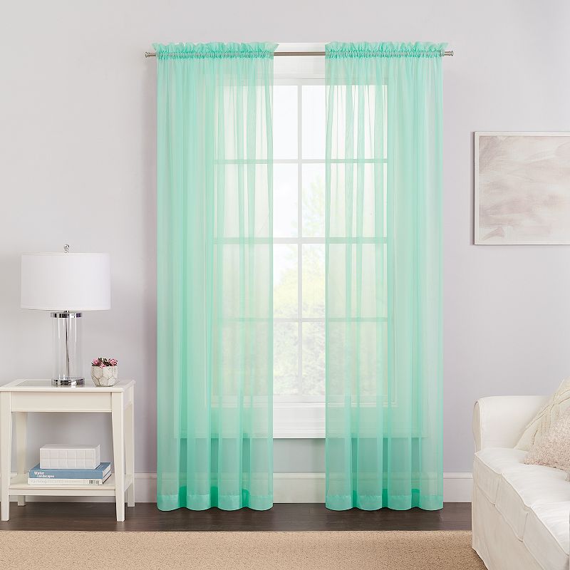 eclipse 2-Pack Victoria Voile Window Curtains