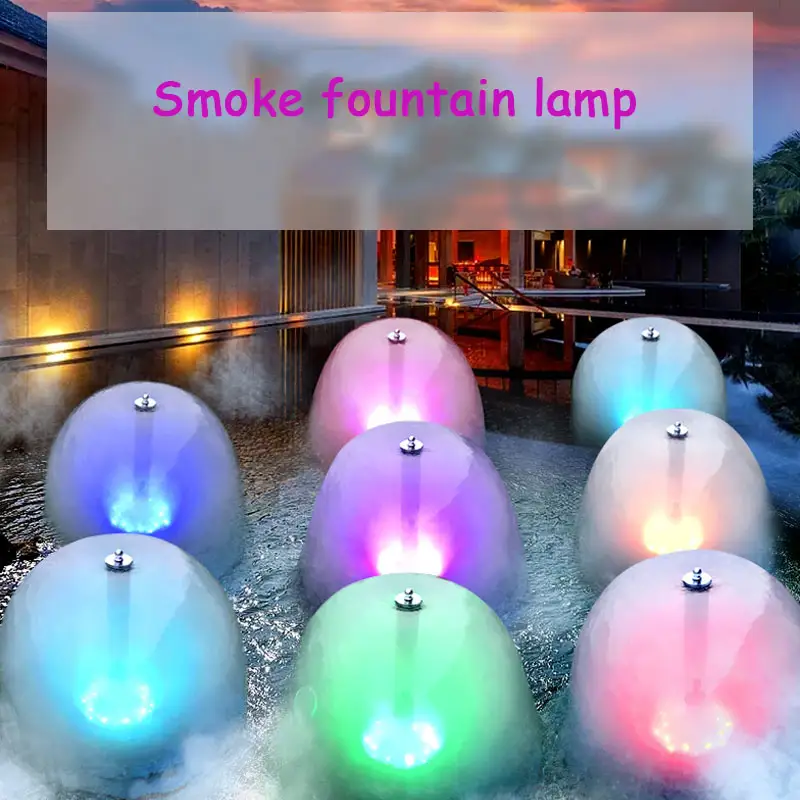 Factory Supply Indoor Led Lights Used Garden Mushroom Nozzle Mini Fountains